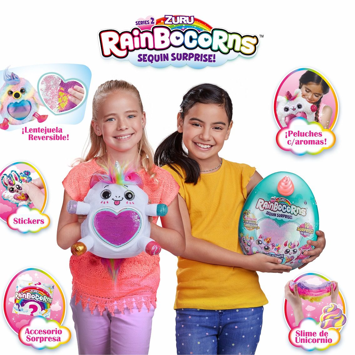 huevos sorpresa de slime de unicornio