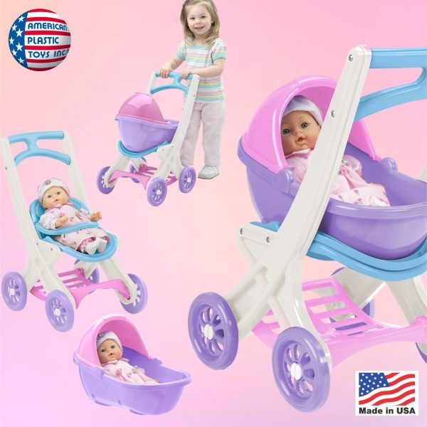 CARRITO P/MUÑECA ON THE GO 3-EN-1 (20250)