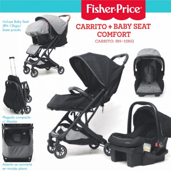 Carrito Ultracompacto + Baby Seat Comfort