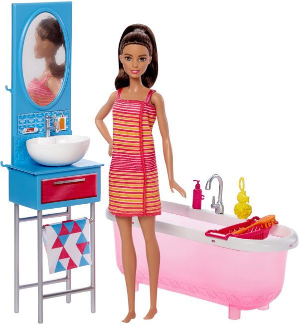 Barbie Mueble y tina de Baño