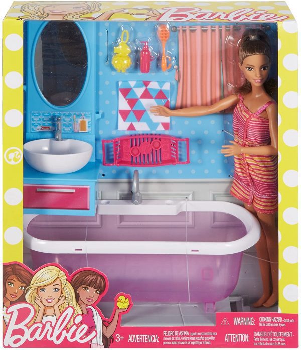Barbie Mueble y tina de Baño - Imagen 2