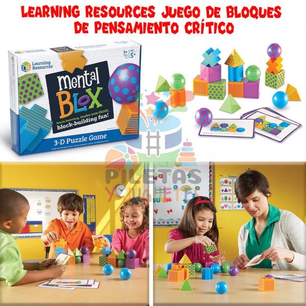 LEARNING RESOURCES JUEGO DE BLOQUES DE PENSAMIENTO CRÍTICO