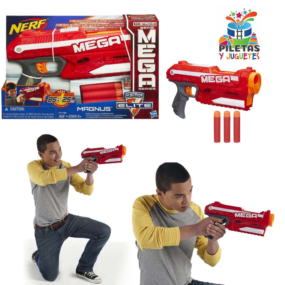 Perezoso palo quiero Nerf N-Strike Elite Mega Magnus Blaster - Piletas & Juguetes