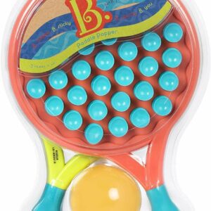 B. toys - Paddle Popper - Juego de paleta - 2 paletas de succión y pelota - Juegos deportivos de captura y lanzamiento