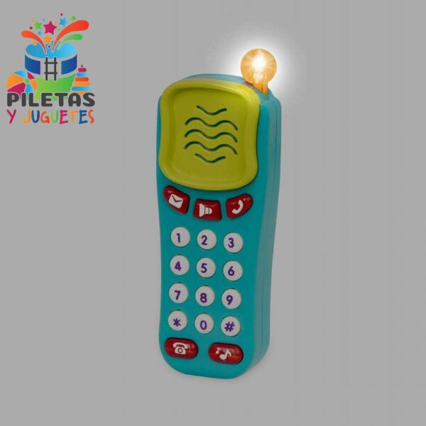 Teléfono con luz y sonido Battat