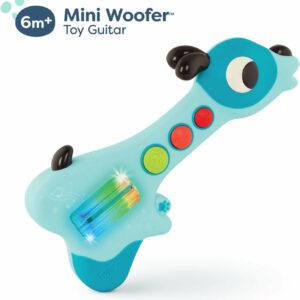 B. Bebé - Mini guitarra de juguete - Juguete musical para bebés - Luces y sonidos - Juguetes educativos y sensoriales - 6 meses +