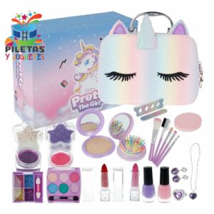 Maquillaje para niñas diseño unicornio