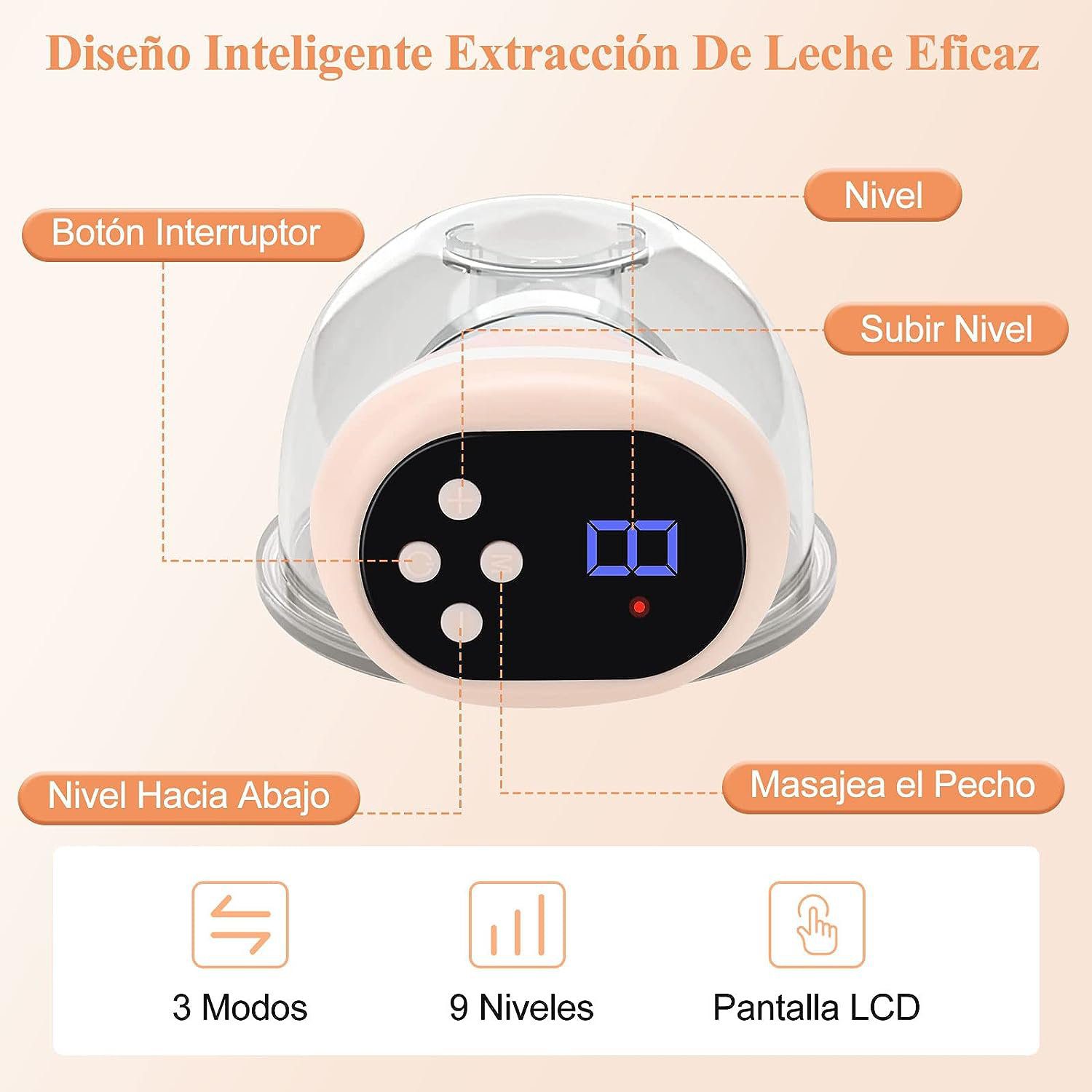 Sacaleches Inalámbrico , Extractor De Leche Digital - La tienda para tu bebe