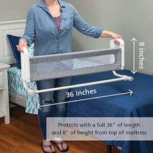 SAFETY 1ST REJA DE SEGURIDAD PARA CAMA GRIS