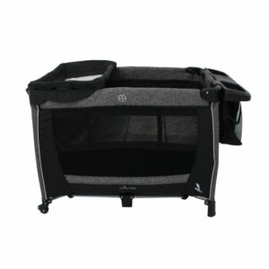 Cuna Corralito Premium Baby Toronto con Cambiador negro