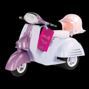 Patinete Ride in Style: morado y azul