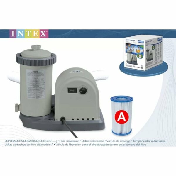 Bomba y Filtro de Piscinas Intex 28636 tipo A 5600L/h - Imagen 3