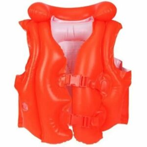 Intex 58671 – Chaleco hinchable naranja con hebillas