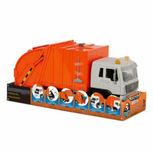 Camión de Basura Funcional Naranja Marca Driven