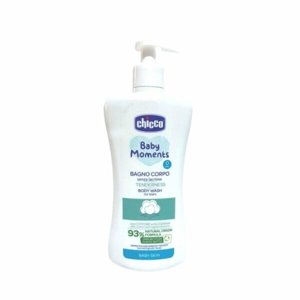 CHICCO CHAMPÚ DE BAÑO NATURAL SENSATION SIN LÁGRIMAS 500 ML