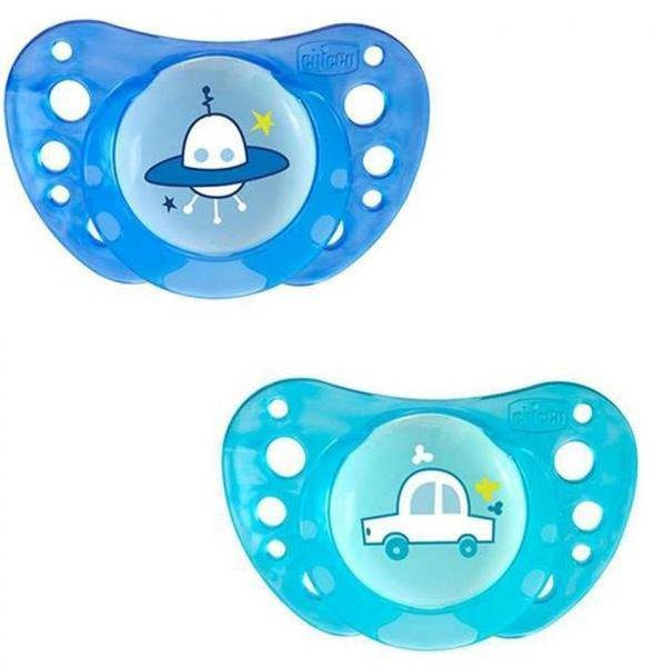 Comprar Chicco Physio Air Chupete Silicona Azul 0-6 Meses 2 Chupetes -  Farmacias Carrascosa