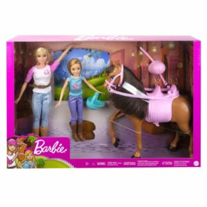 Caballos y muñecas Barbie