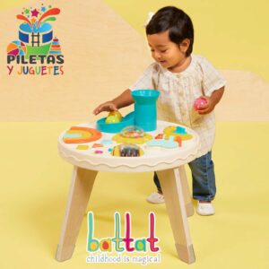 Mesa Musical Didactica Para Bebe Con Luces Sonidos Battat