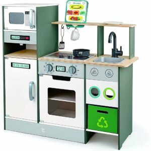 Cocina deluxe con mesada hape