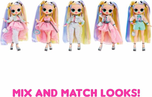 LOL Surprise OMG Sunshine Makeover Big Surprise Fashion Doll - STELLAR GURL - Incluye cambio de color UV en el sol, múltiples sorpresas y accesorios fabulosos - Gran regalo para niños a partir de 4 años - Imagen 7
