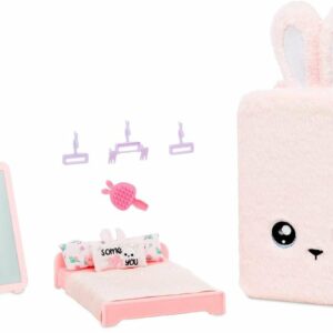 Na! Na! Na! Surprise Na Na Na Surprise 3 en 1 Mochila Dormitorio Pink Bunny con Muñeca Aubrey Heart de Edición Limitada