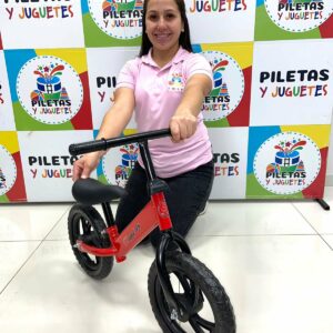 Bici sin pedal con rueda de plástico