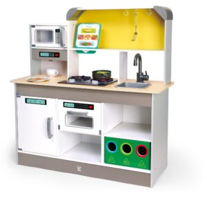 Cocina deluxe con mesada hape