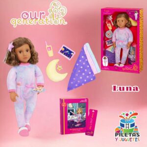 Muñeca Ourgeneretion Luna 
con accesorios