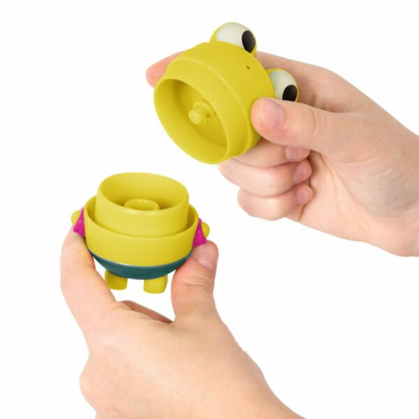 Juego Baño Para Bebe Barco De Agua Fishn Splish Battat - Imagen 4