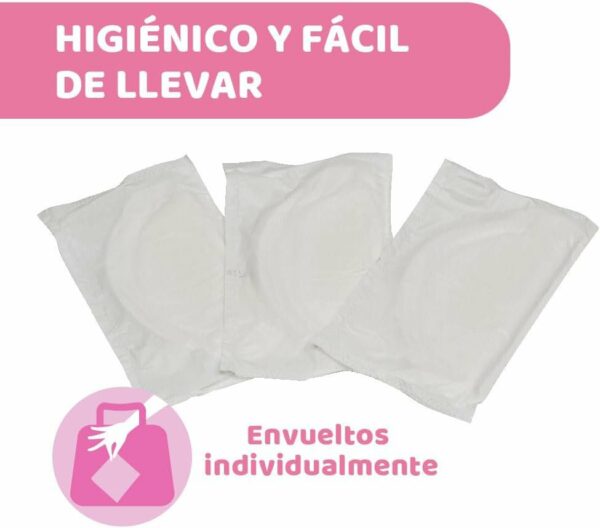 Chicco - Discos absorbentes de lactancia, evita irritaciones, grietas o mastitis, 60unidades - Imagen 3