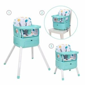 Silla Comedor Bebe Priori Verde Bony 3 en 1