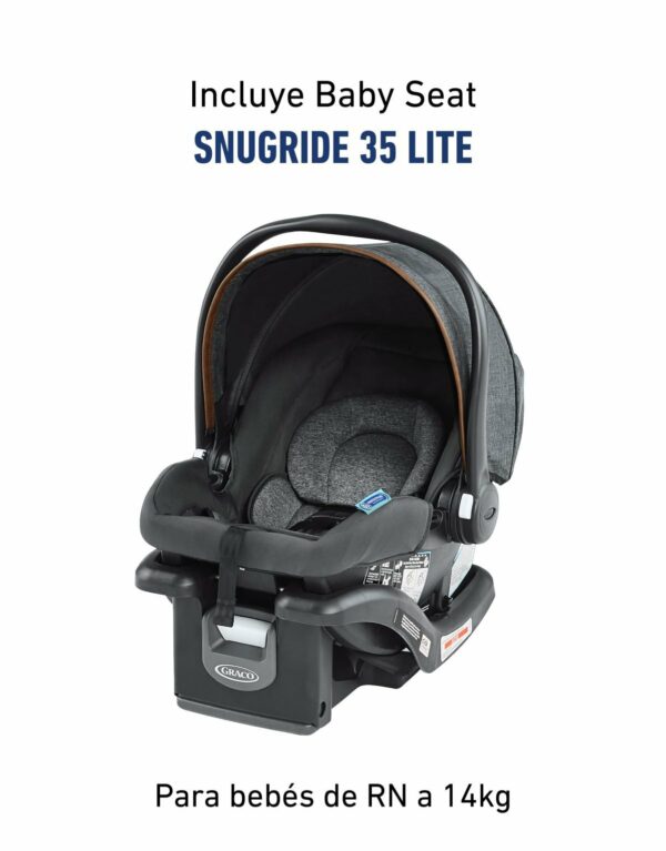 Carrito con Baby Seat Fast Action SE Redmond
El Carrito + Baby seat FastAction SE cuenta con un pliegue 25% más pequeño que el carrito FastAction actual. El pliegue de un segundo con una sola mano hace que transportar el cochecito en un momento sea más fácil que nunca, manteniendo tu otra mano libre para todo lo demás. - Imagen 6