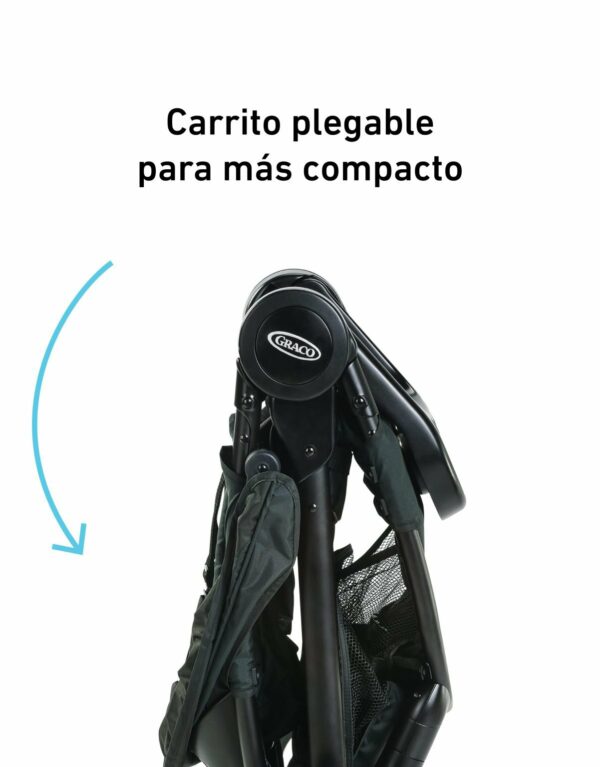 Carrito con Baby Seat Fast Action SE Redmond
El Carrito + Baby seat FastAction SE cuenta con un pliegue 25% más pequeño que el carrito FastAction actual. El pliegue de un segundo con una sola mano hace que transportar el cochecito en un momento sea más fácil que nunca, manteniendo tu otra mano libre para todo lo demás. - Imagen 4