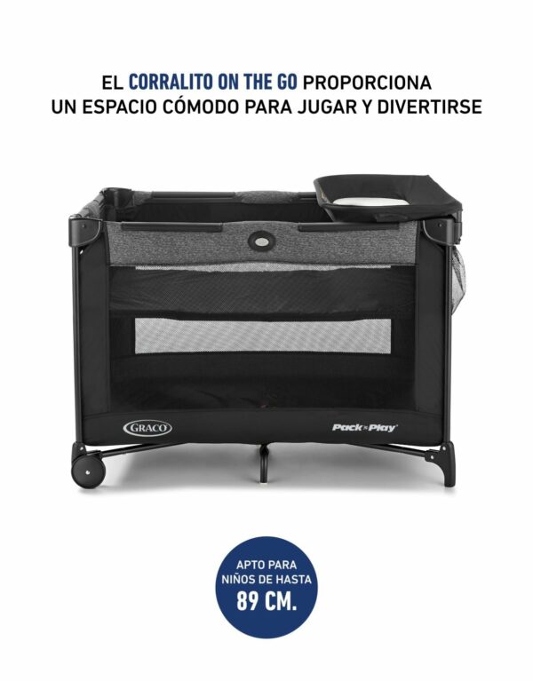 Cuna corralito Simple Solutions Cam
Corralito súper fácil de armar e ideal para transportar por su tamaño compacto. Viene con un cambiador incorporado para hacer más fácil el cambio de pañales o ropa del bebé. El corralito es apto para niños de hasta 89 cm. - Imagen 6