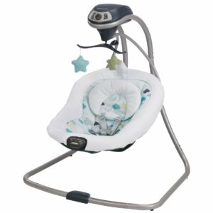 Hamaquita Simple Sway Stratus
Esta hamaquita tiene un balanceo suave de lado a lado que alivia y conforta al bebé y asimismo 2 velocidades de vibración que ayudan a relajarlo. Se puede enchufar para ahorrar en pilas.