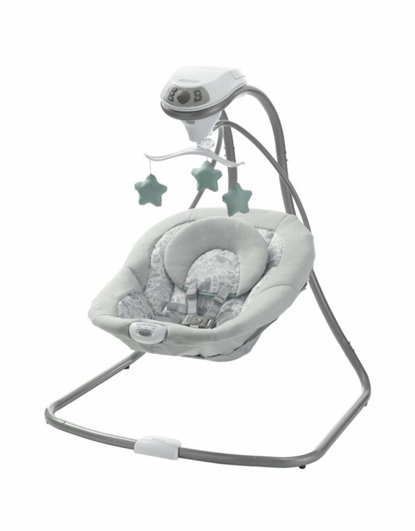 Hamaquita Simple Sway Ivy
Esta hamaquita tiene un balanceo suave de lado a lado que alivia y conforta al bebé y asimismo 2 velocidades de vibración que ayudan a relajarlo. Se puede enchufar para ahorrar en pilas. - Imagen 3