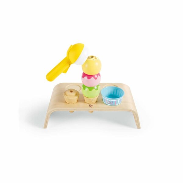 Helados de madera para jugar a construir y crear.