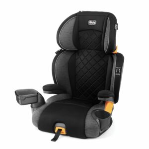 Chicco KidFit - Asiento para automóvil con cinturón 2 en 1, refuerza la postura