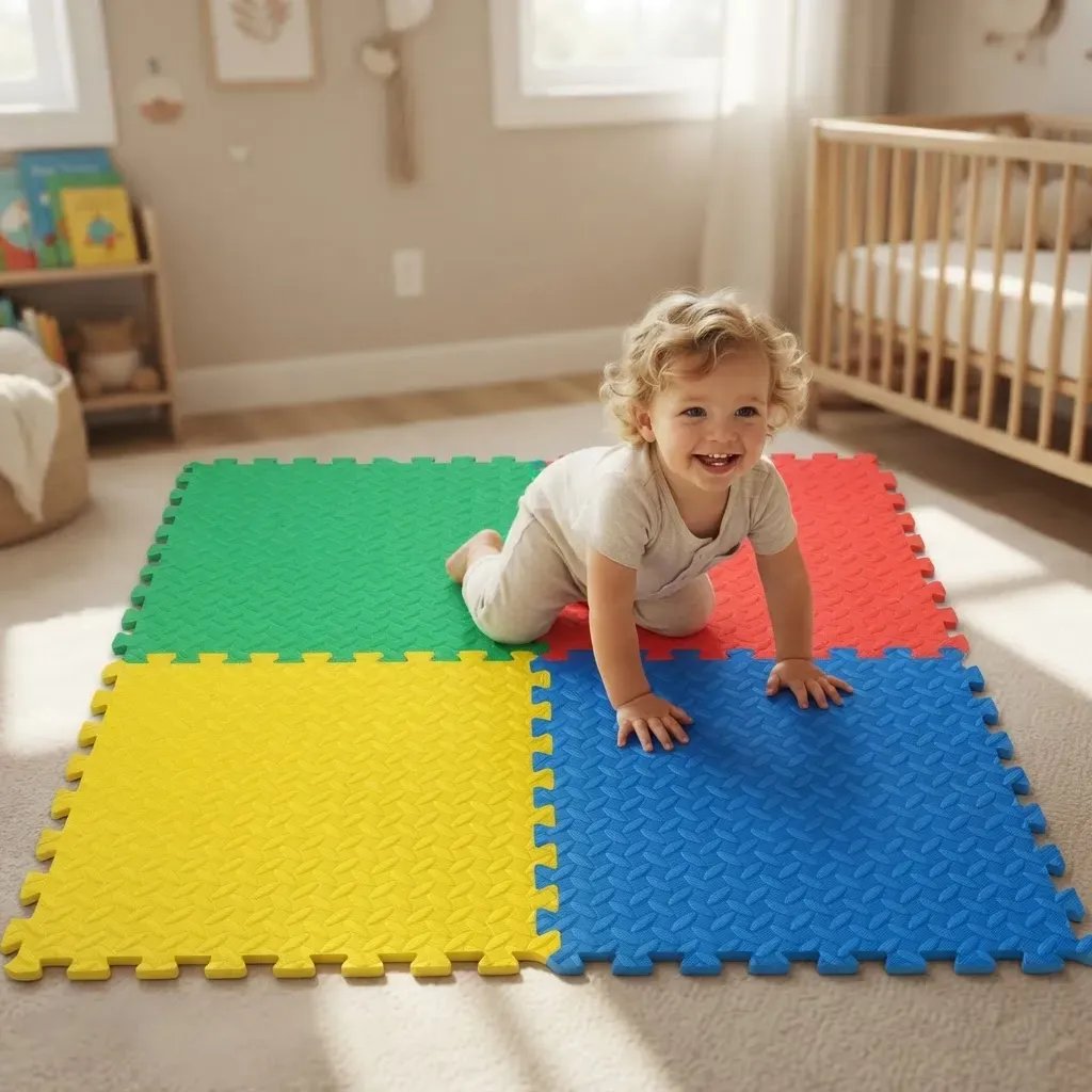 Alfombra Piso Goma Eva Niños Juego 60x60cm - Imagen 2