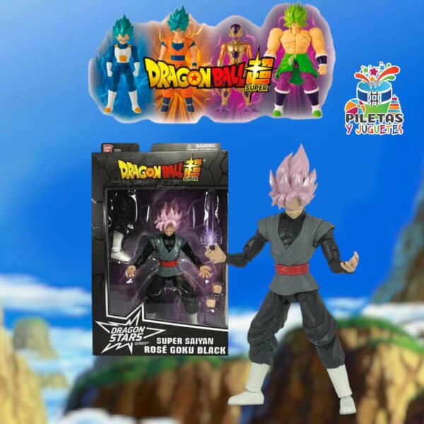 Muñeco articulado Super saiyan Rose Goku  Black
