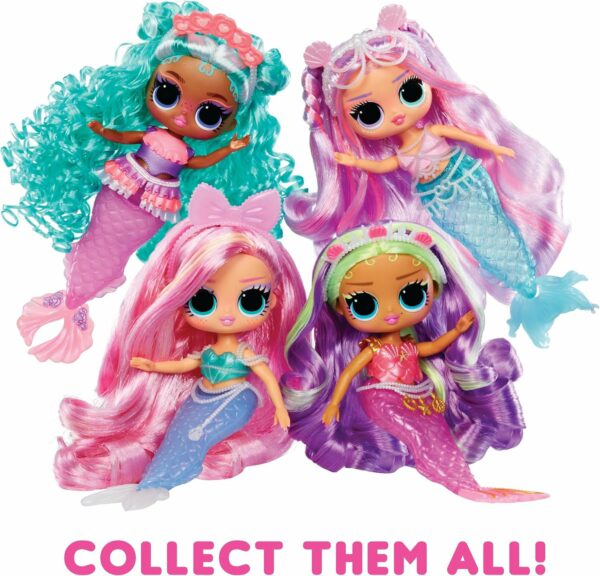 LOL Surprise Tweens Mermaid Lana - Muñeca de moda marina con cola que cambia de color, aleta móvil y hermosos accesorios, regalo de juguete para niños - Imagen 3