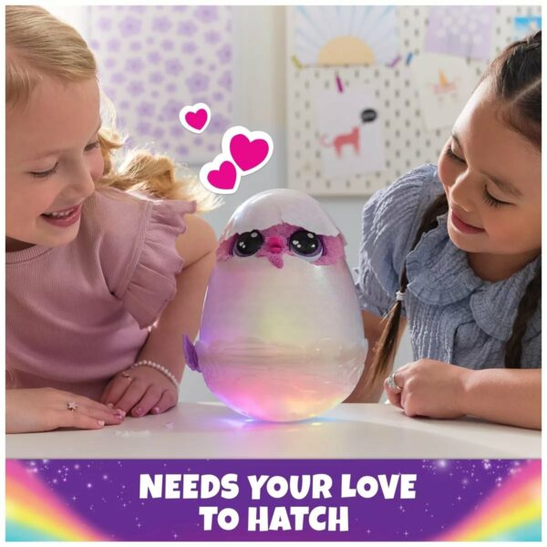 Hatchimals Alive, Mystery Hatch Pufficorn, juguete interactivo sorpresa y huevo con niebla, luces y sonidos (los estilos pueden variar), juguetes para niños y niñas - Imagen 5
