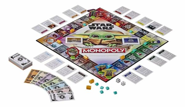 Juego De Mesa Monopoly Star Wars Baby Yoda Hasbro - Imagen 2