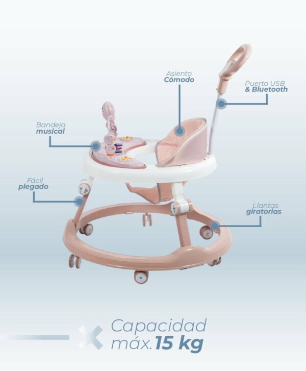 ANDADOR PARA BEBÉ TATO EBABY - Imagen 2