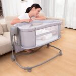Cuna Colecho Premium Baby 3 en 1 de Lujo Gris