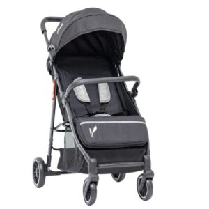 Carrito de Paseo Premium Baby Roma Negro y Gris