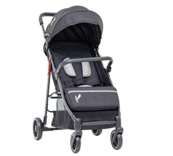 Carrito de Paseo Premium Baby Roma Negro y Gris