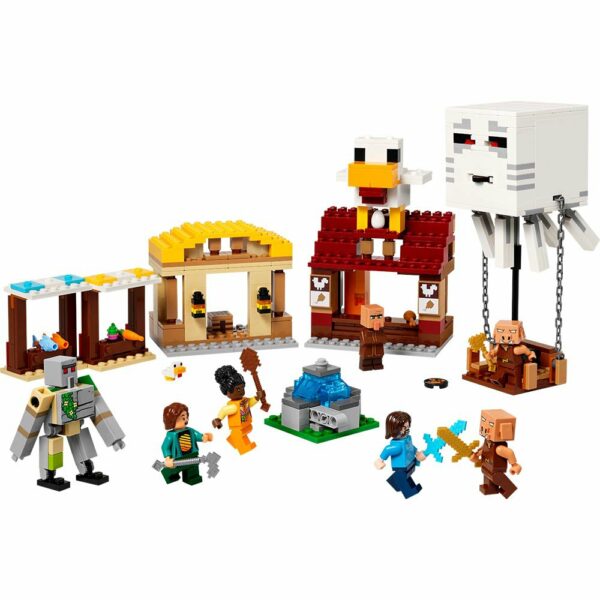 El Ataque a la Aldea del Globo de Ghast 21273
Lego Minecraft 555 piezas - Imagen 3