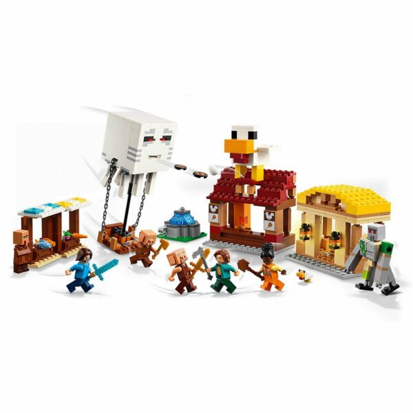 El Ataque a la Aldea del Globo de Ghast 21273
Lego Minecraft 555 piezas - Imagen 7