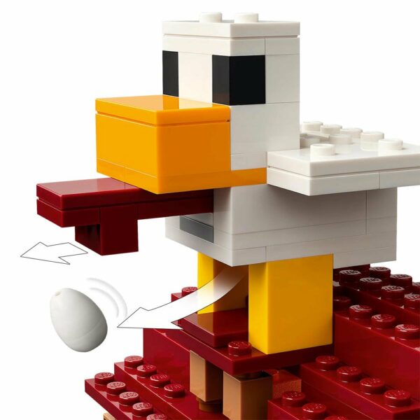 El Ataque a la Aldea del Globo de Ghast 21273
Lego Minecraft 555 piezas - Imagen 11